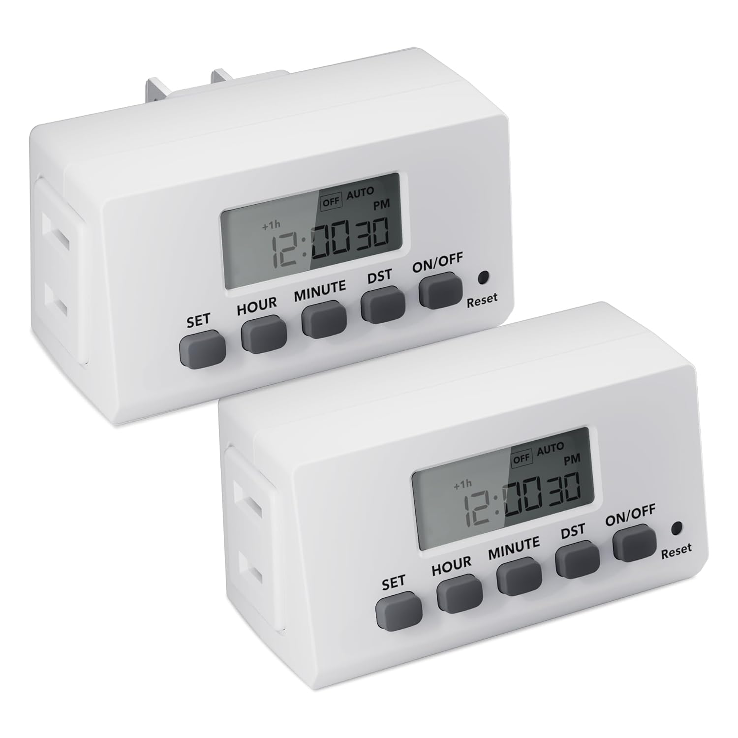 Programmable 2 Prong Plug Timer