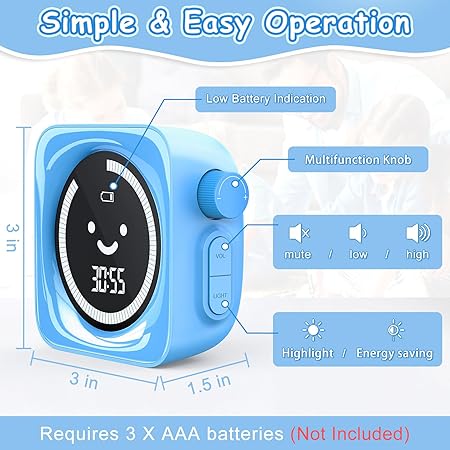 Cute Kids Visual Timer 99Min Countdown