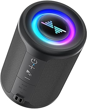 Portable Bluetooth Speaker with Lights