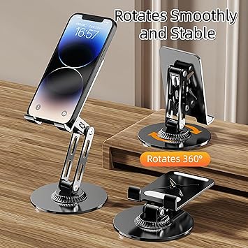 All-Metal 360° Rotatable Foldable Phone Stand